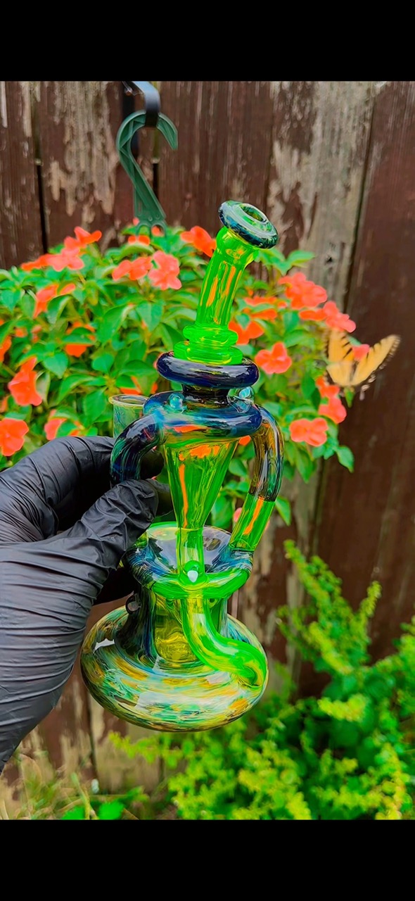 Breathtaking colors and textures make this a standout piece.