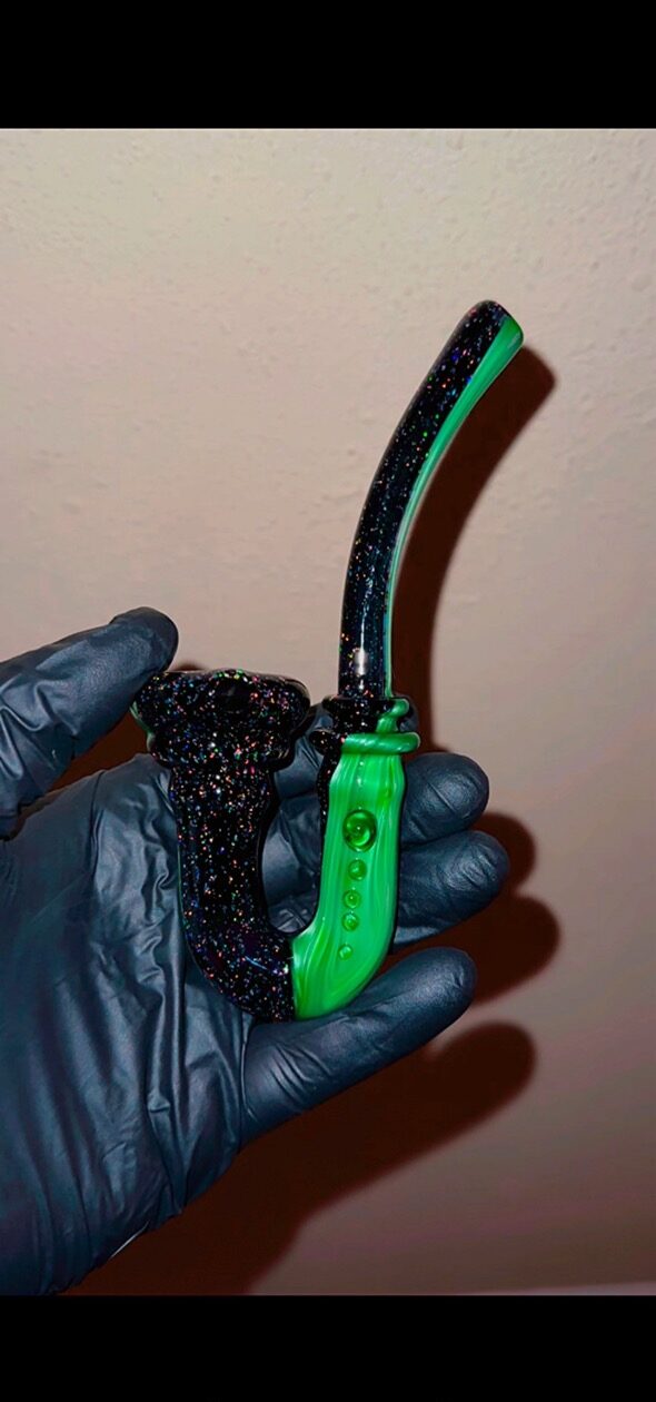 A stunning blend of colors and glasswork that speaks volumes.
